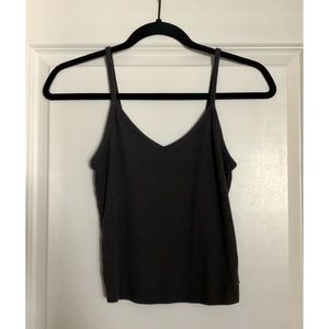 American Eagle Gray Crop Top